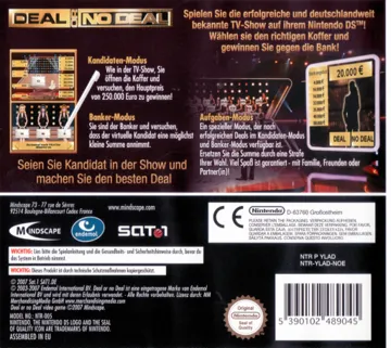 Deal or No Deal (Germany) box cover back